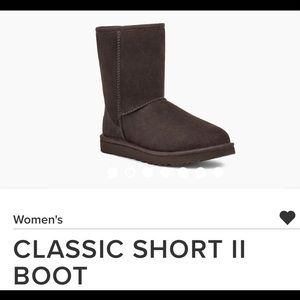 UGGS CLASSIC SHORT ll BOOT